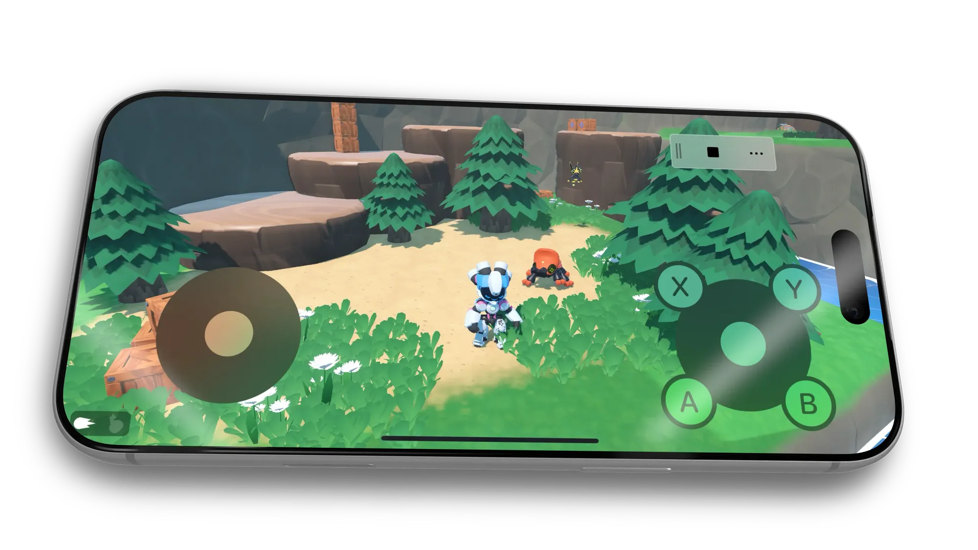 Onscreen controls enabled through Xogot Connect.